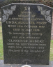 Clarence Albert and Linda Augusta Perry Headstone